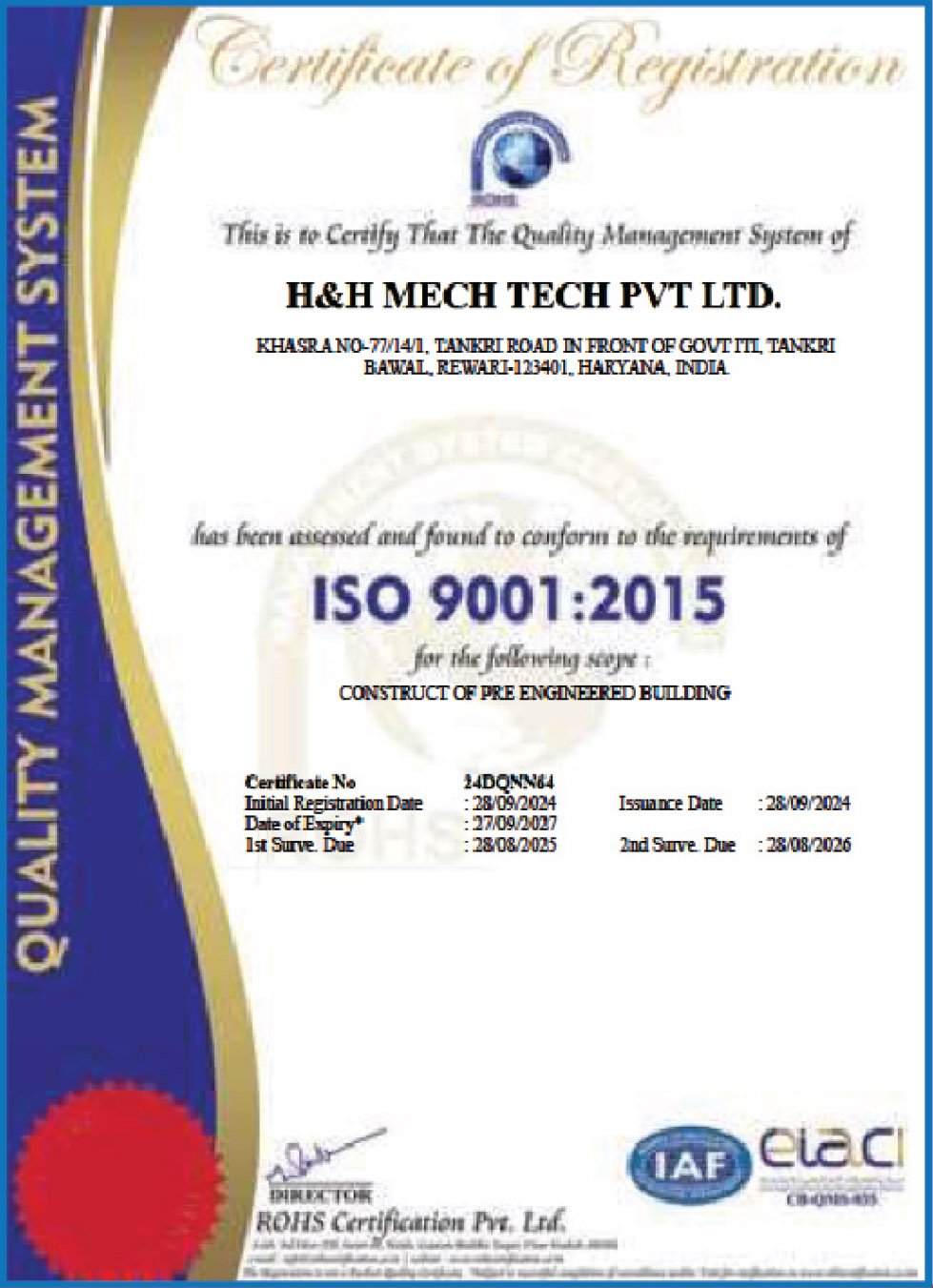 ISO 9001:2015